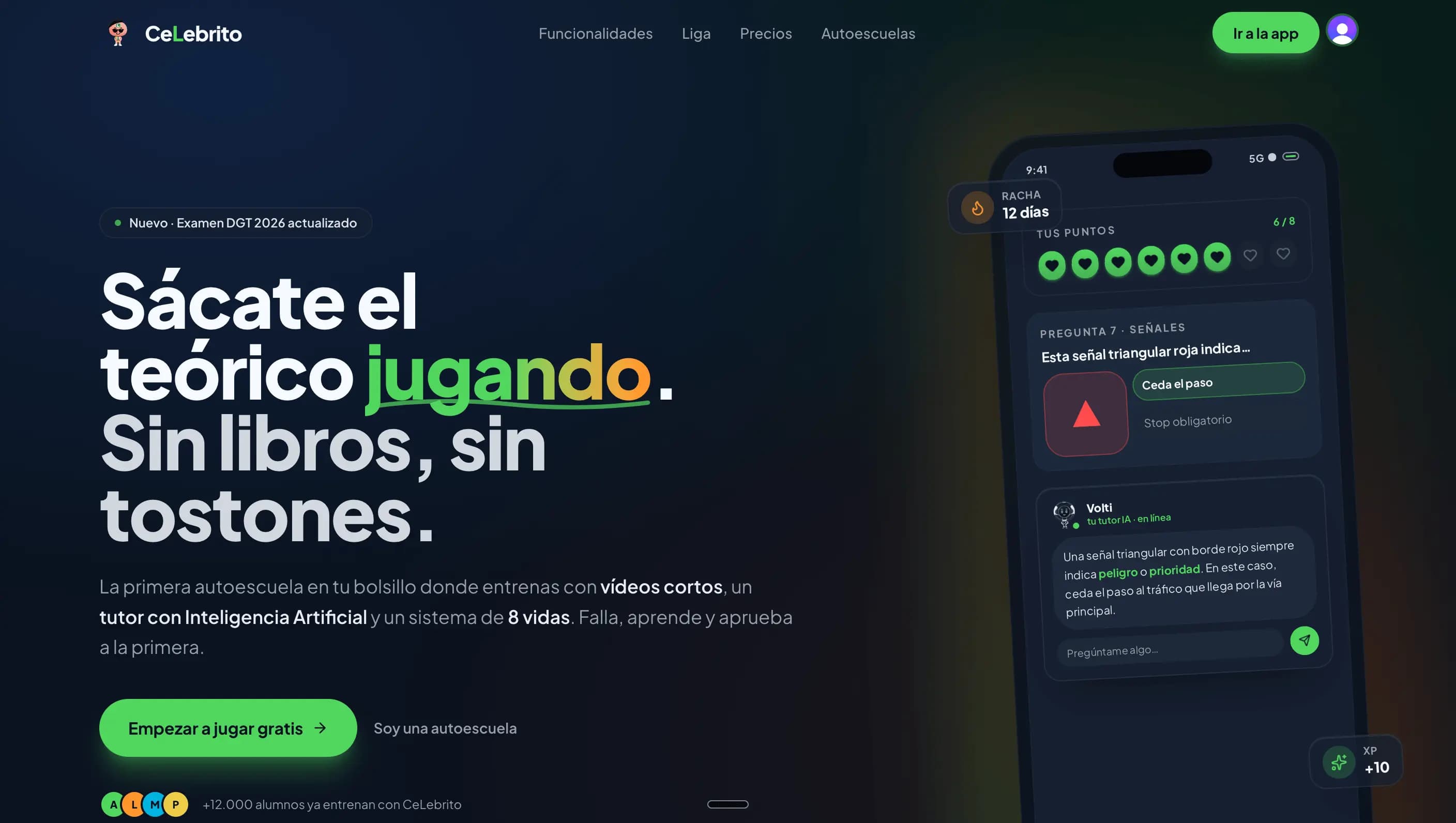 Captura de pantalla de la web de CeLebrito